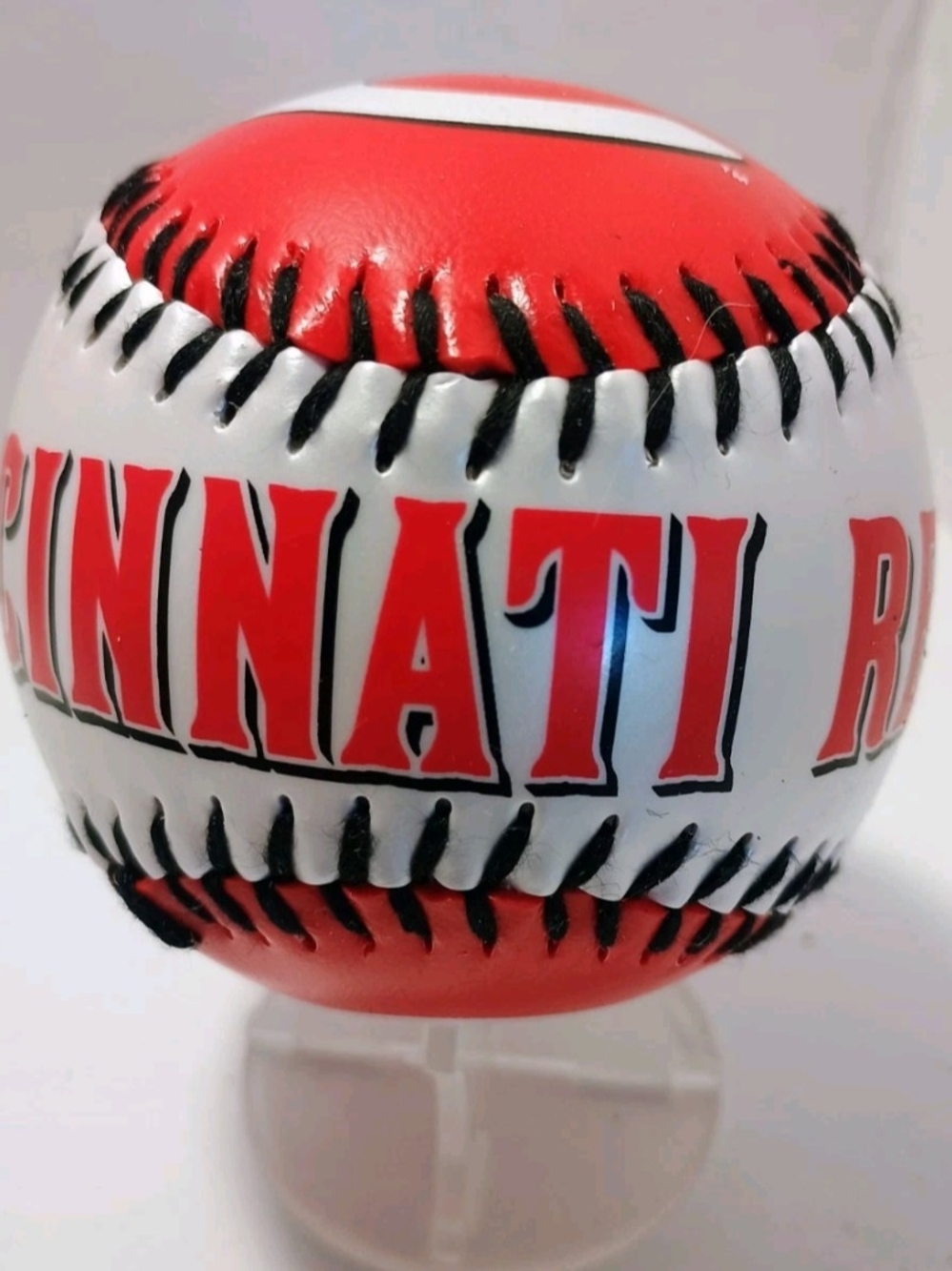 Cincinnati Reds Red & White Team Baseball - Official Logo Softball